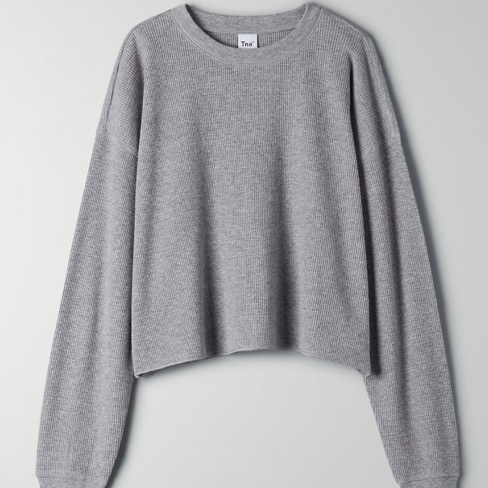 Aritzia Waffle Crop Longsleeve